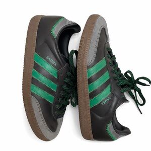 Adidas Samba Sneakers – Women’s 6.5 – Black/Green Gum Sole